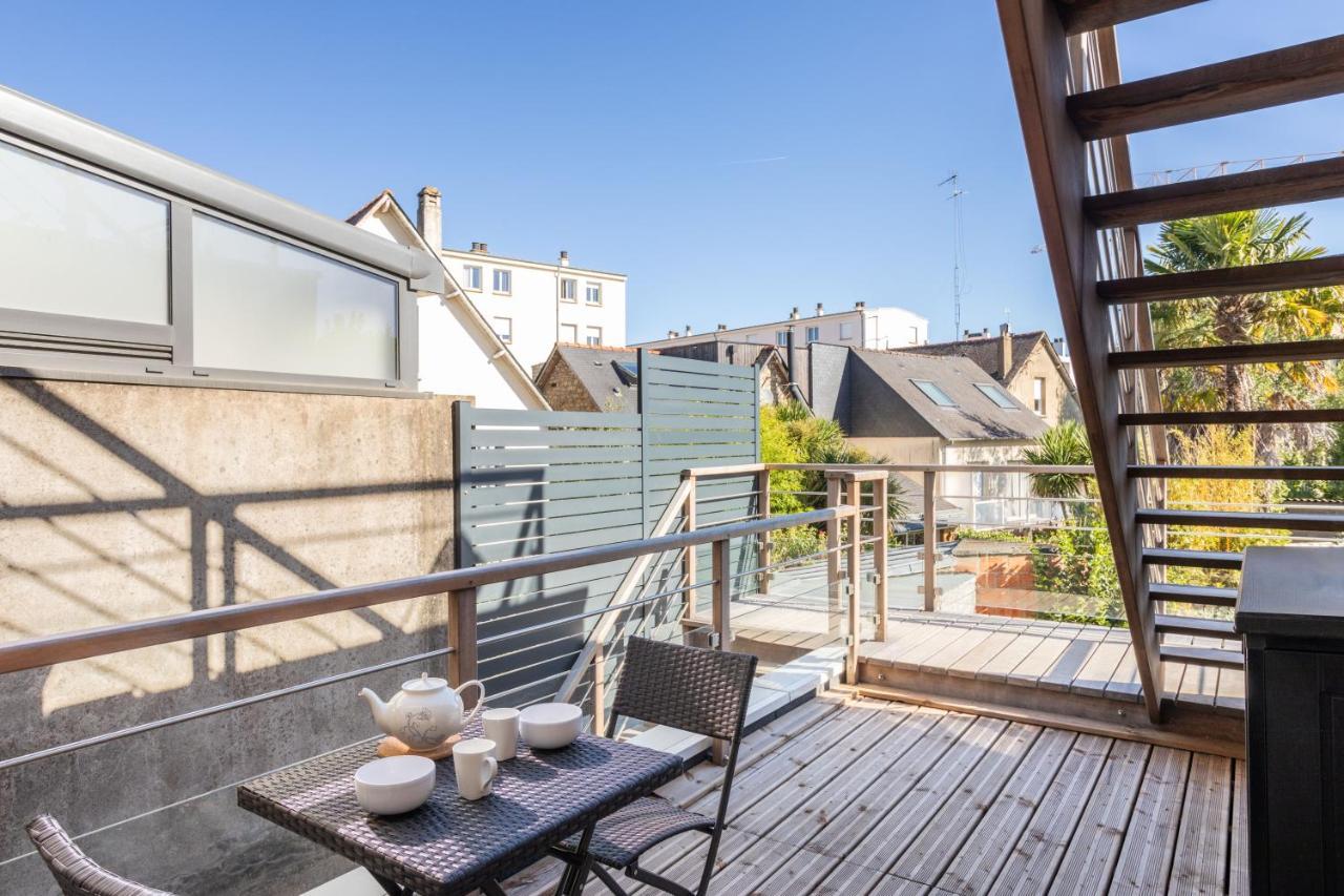 Yokoso - Studio Proche Chu Avec Terrasse Rennes Exterior photo